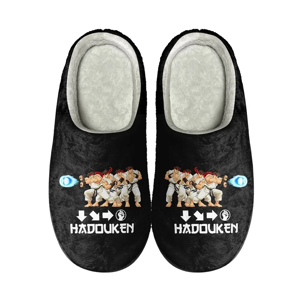 Men Shoes For Winter - Pantuflas Personalizadas de Algodón con Diseño