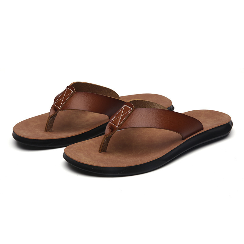 Men'S Shoes Hush Puppies - Sandalias Italianas de Cuero Nuevas para
