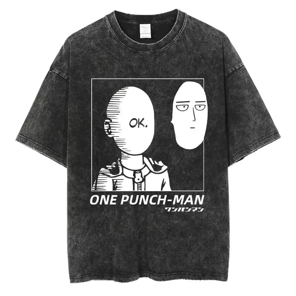 Camiseta Vintage One Punch Man - Men Shoes Illustration reseña y precio