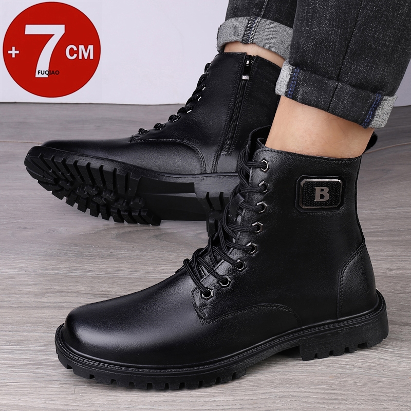 Botas con elevador de cuero ge - Men'S Shoes Hush Puppies reseña y precio