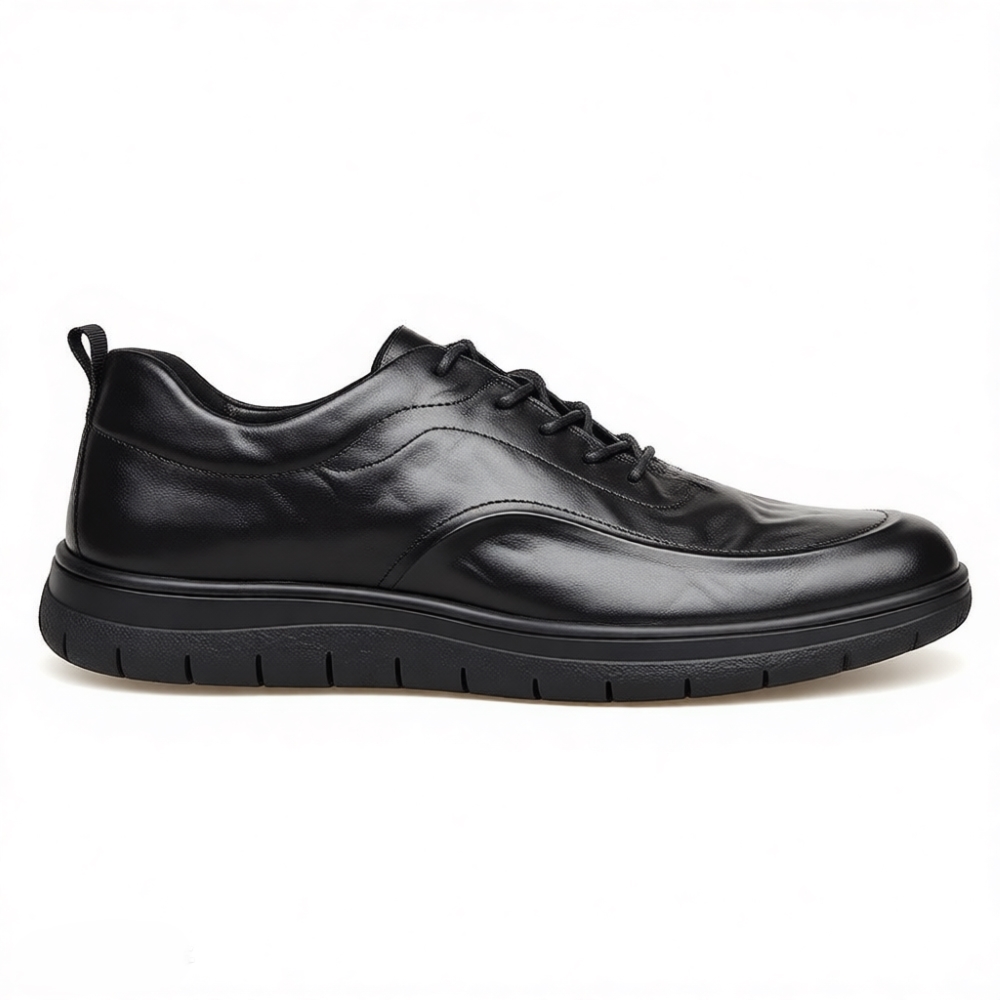 Zapatos informales de cuero ge - Men Shoes For Office Work reseña y precio