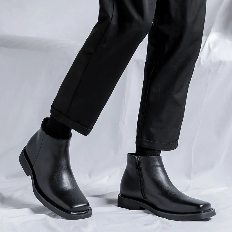 Nuevos zapatos negros de cuero - Men'S Shoes Hush Puppies reseña y precio