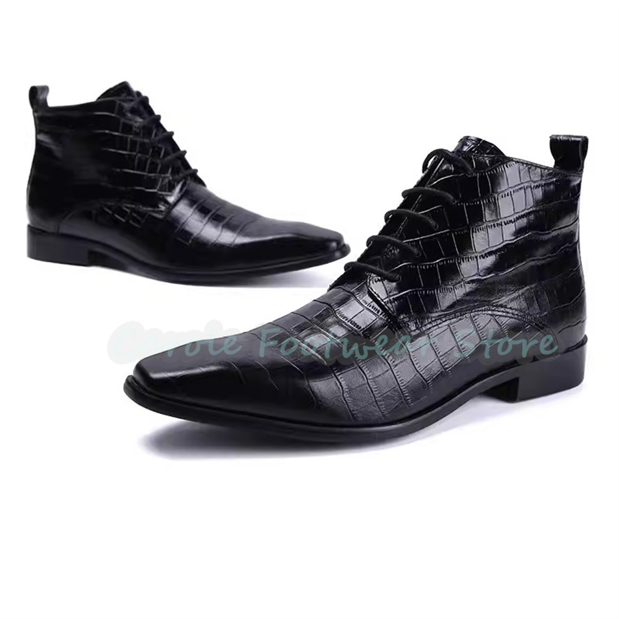Botas de Tobillo de Cuero Genu - Men Shoes For Wedding reseña y precio