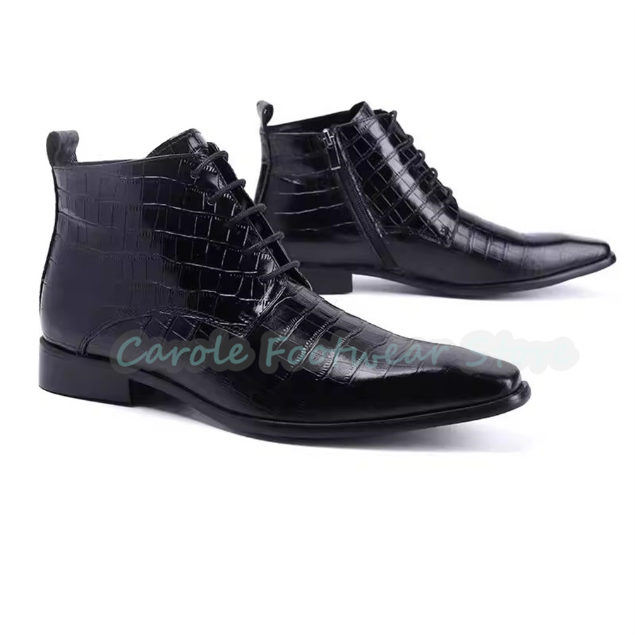 Botas de Tobillo de Cuero Genu - Men Shoes For Wedding reseña y precio