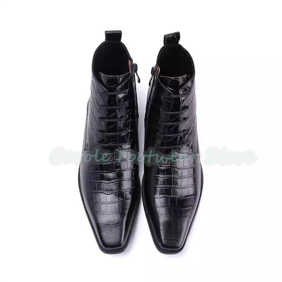 Botas de Tobillo de Cuero Genu - Men Shoes For Wedding reseña y precio