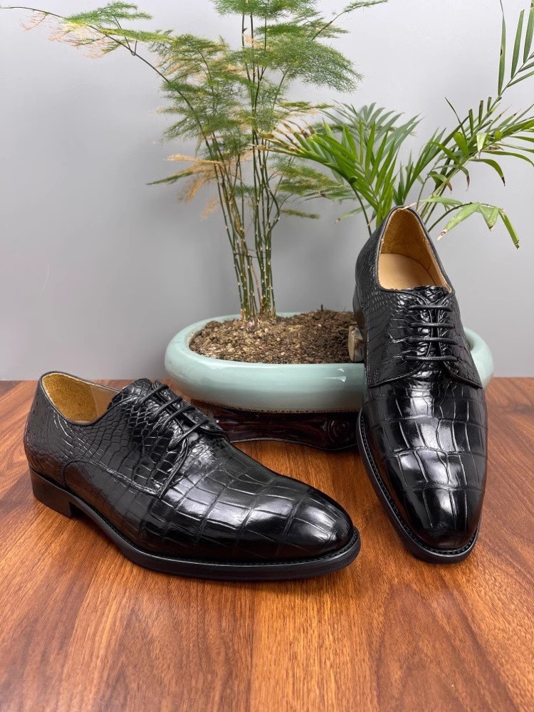 Zapatos de cuero genuino de co - Men Shoes For Office Work reseña y precio