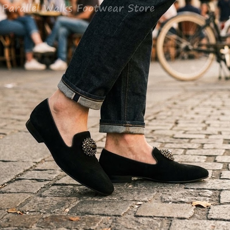 Mocasines de Gamuza para Hombr - Men Shoes For Wedding reseña y precio