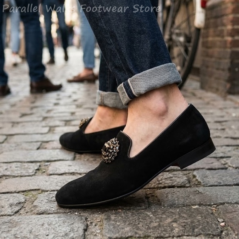 Mocasines de Gamuza para Hombr - Men Shoes For Wedding reseña y precio