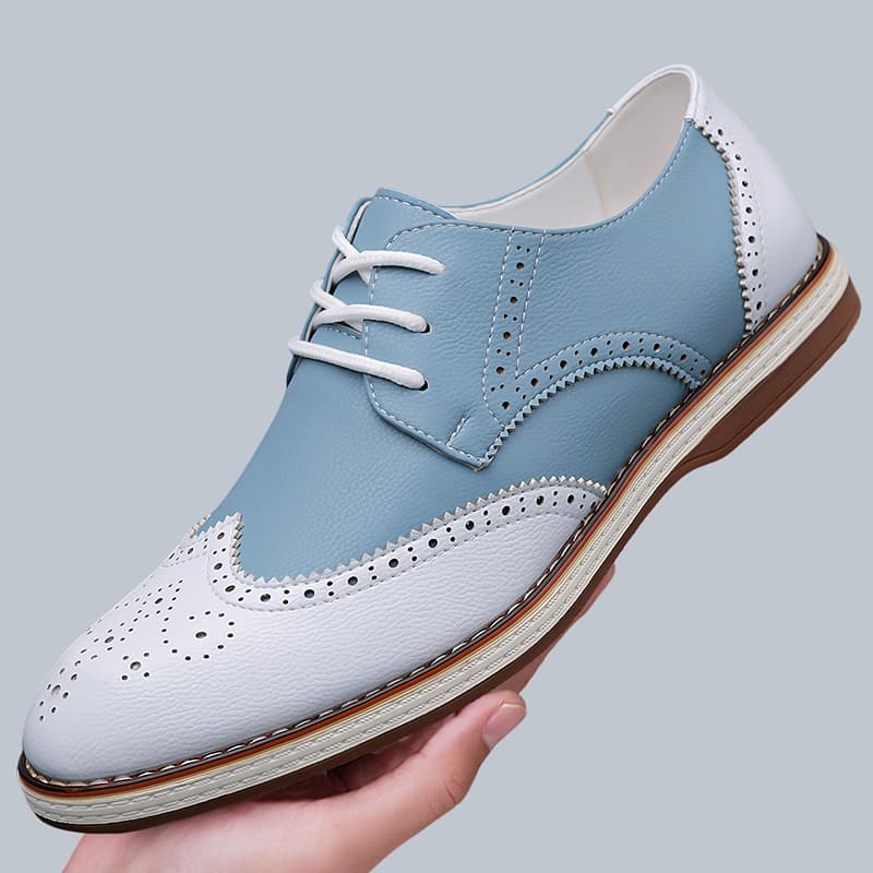 Zapatos Oxford de dos tonos en - Men'S Shoes Hush Puppies reseña y precio