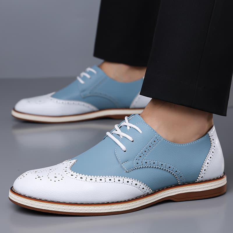 Zapatos Oxford de dos tonos en - Men'S Shoes Hush Puppies reseña y precio