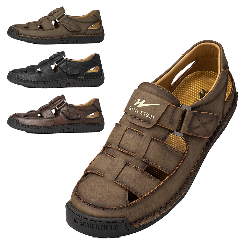 Sandalias de cuero para hombre - Men'S Shoes Wide Width reseña y precio