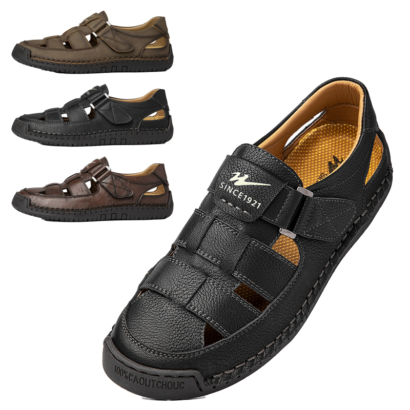 Sandalias de cuero para hombre - Men'S Shoes Wide Width reseña y precio