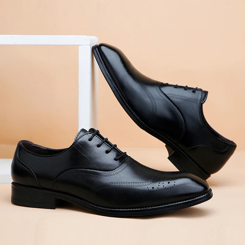Zapatos de cuero brillante de  - Men Shoes Classic reseña y precio