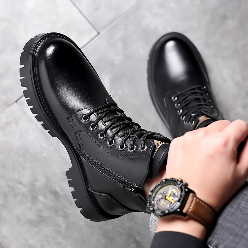Botas clásicas de cuero genuin - Men Shoes Classic reseña y precio