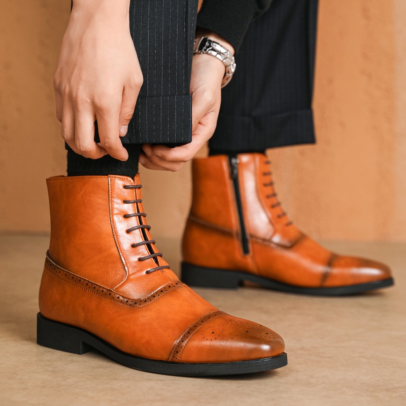 Botas de lujo para hombre, nue - Men Shoes Classic reseña y precio