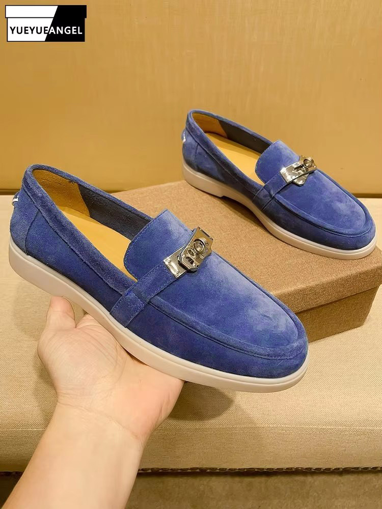 Mocasines de cuero genuino par - Men Shoes For Office Work reseña y precio