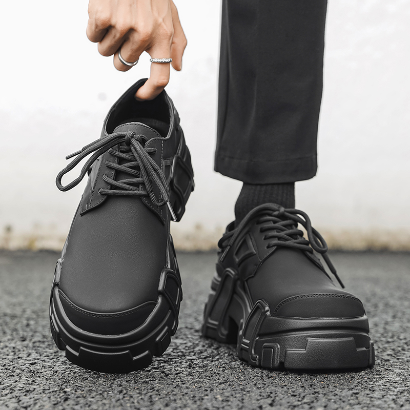 Zapatos de cuero con plataform - Men Shoes For Office Work reseña y precio