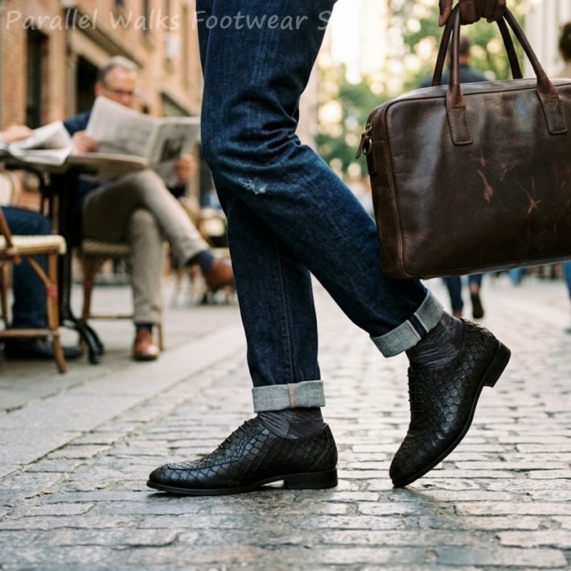 Zapatos Oxford de hombre con d - Men Shoes For Wedding reseña y precio