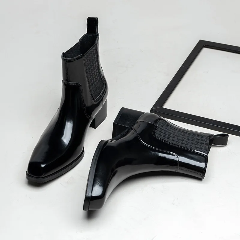 Botines de charol de lujo para - Men Shoes For Wedding reseña y precio